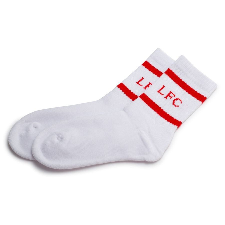 Liverpool Socks LFC - White Kids - Men's-SoccerKits Hub | Buy Soccer Jerseys Online